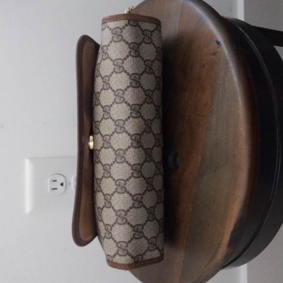 Authentic Vintage Gucci GG Monogram Supreme Sherry Web Ophidia Clutch Crossbody - Picture 6 of 12